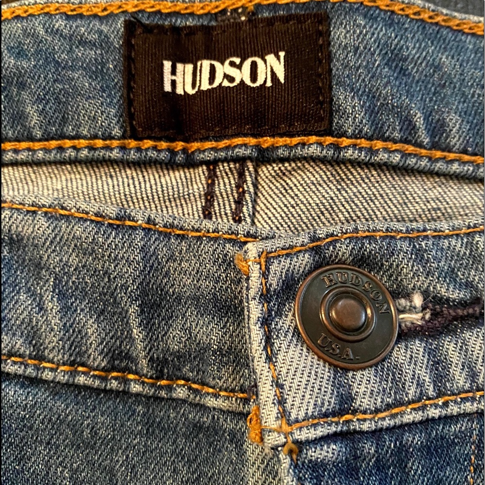 Hudson High Rise Ripped Jeans - Picture 5 of 8